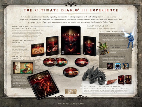 Diablo 3 sběratelská edice Collectors edition + čeština